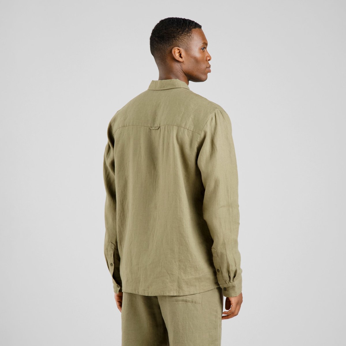 Shirt Rute Linen Leaf Green