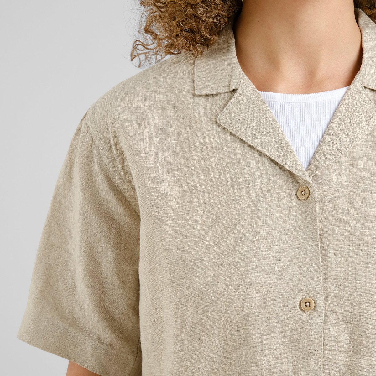 Shirt Torup Linen Ecru