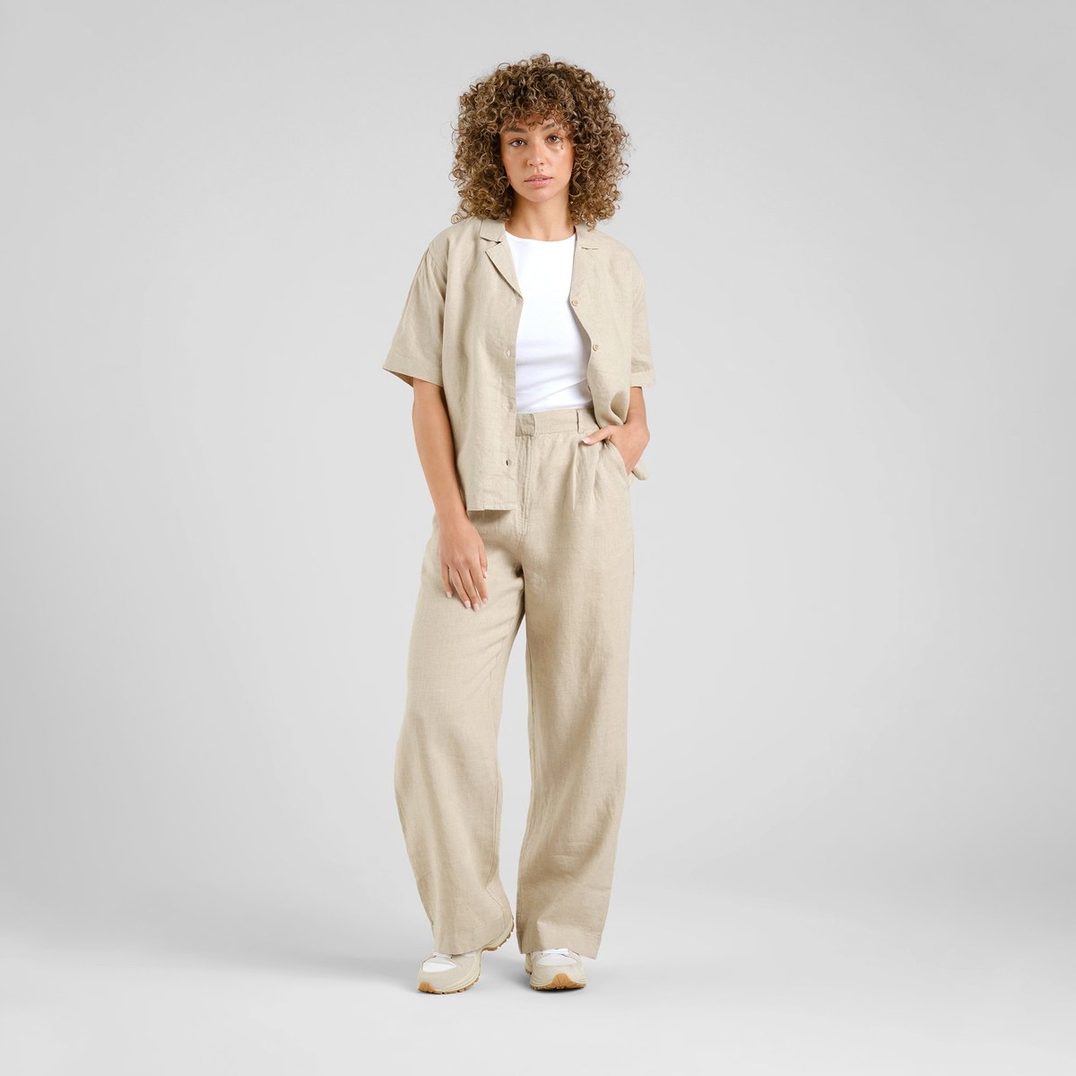 Shirt Torup Linen Ecru