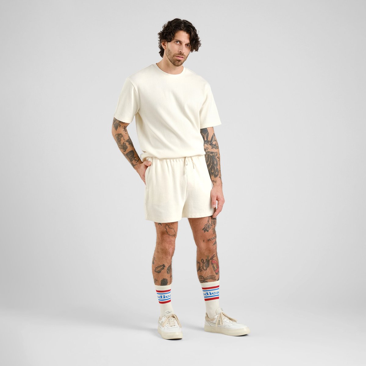 Shorts Essingen Waffle Off-White