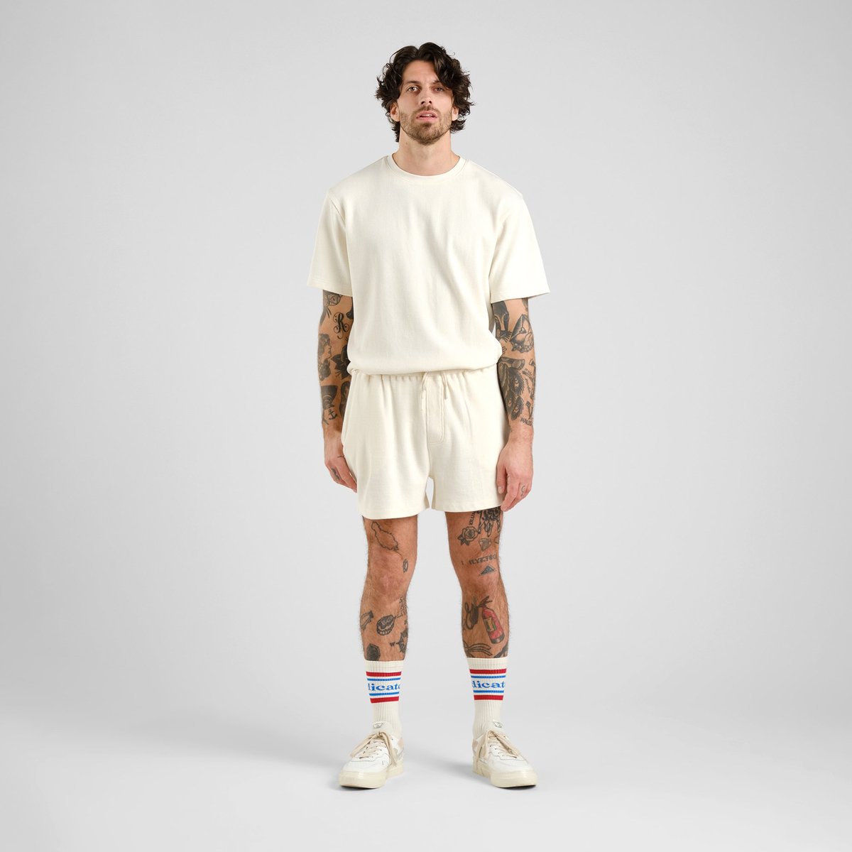 Shorts Essingen Waffle Off-White