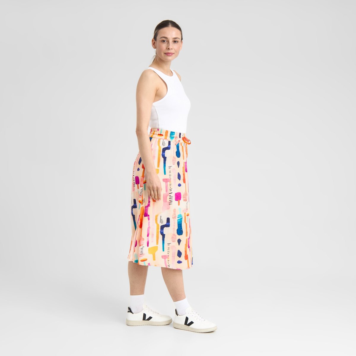 Skirt Klippan Summer Abstract Multi Colo