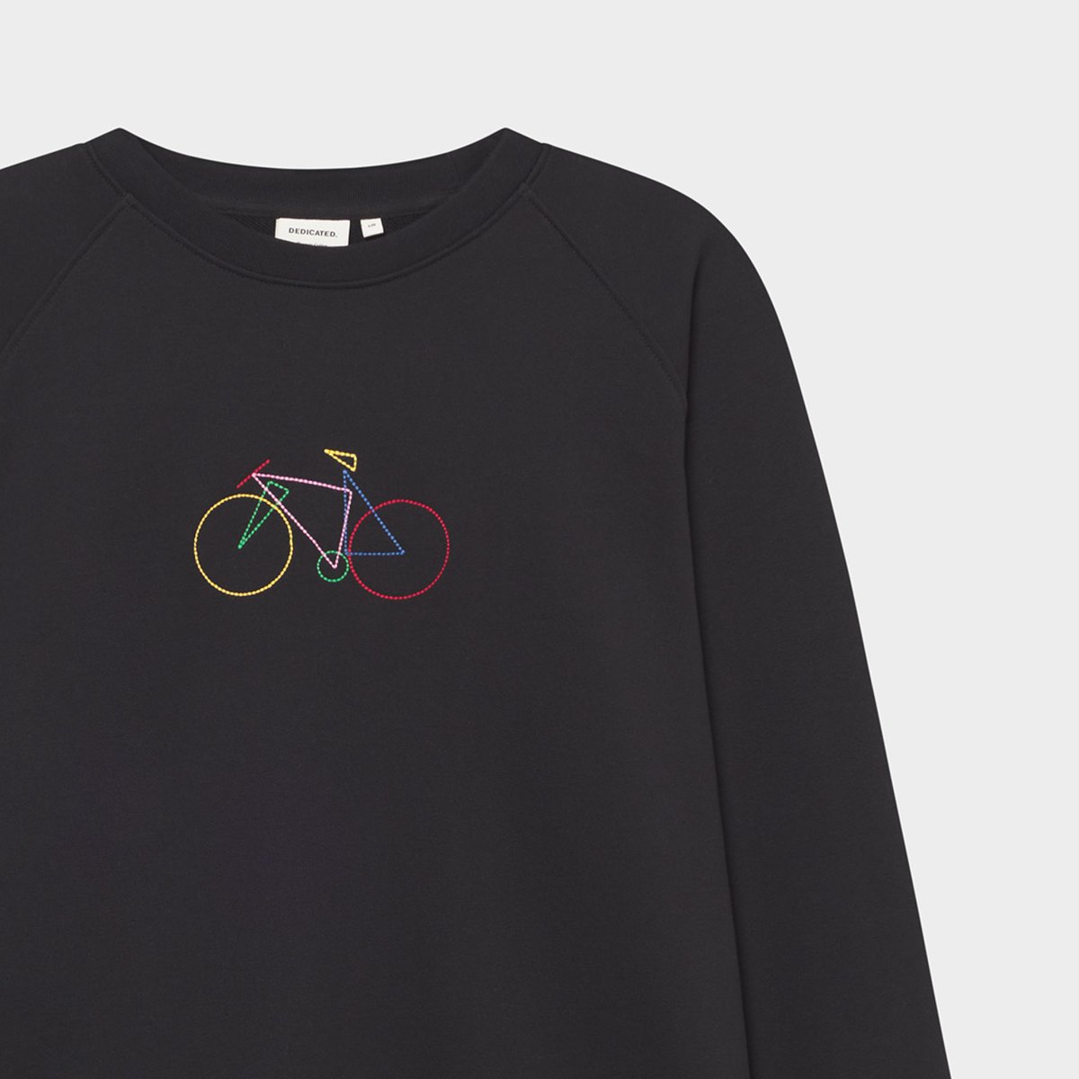 Sweatshirt Malmoe Paper Cut Bike Black