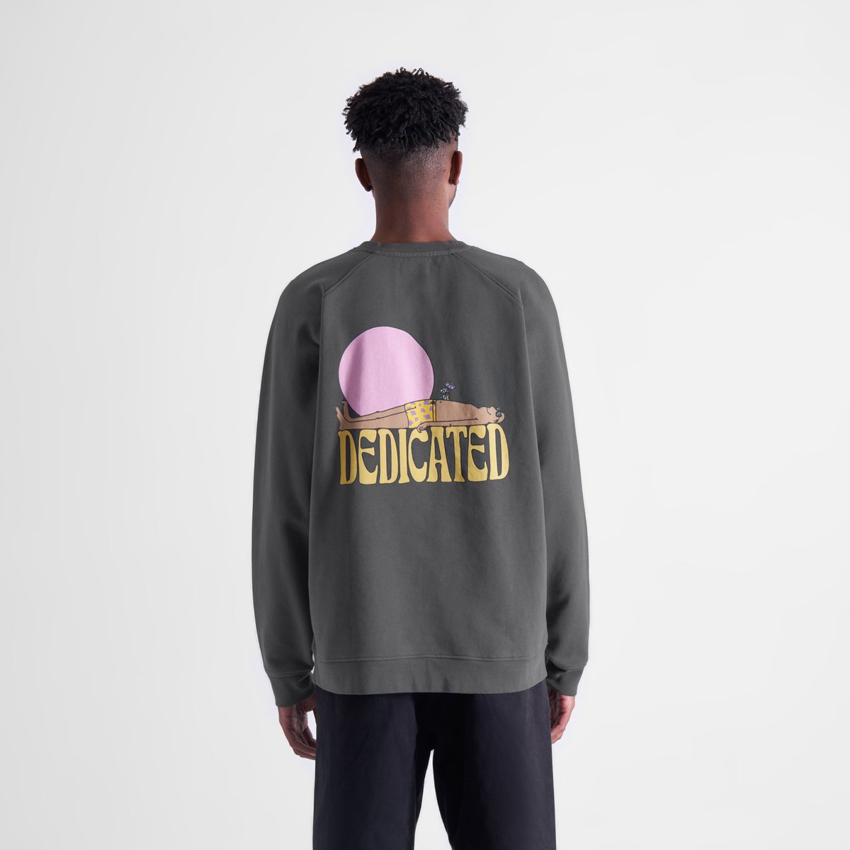 Sweatshirt Malmoe Vacay Logo Charcoal