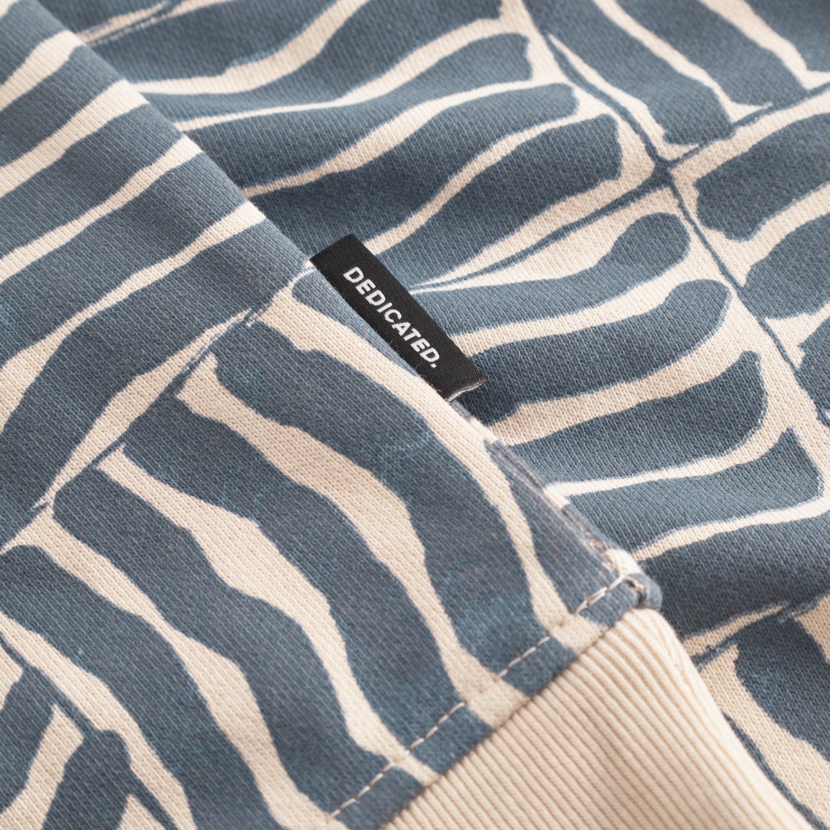 Sweatshirt Malmoe Wave Tiles Oat White