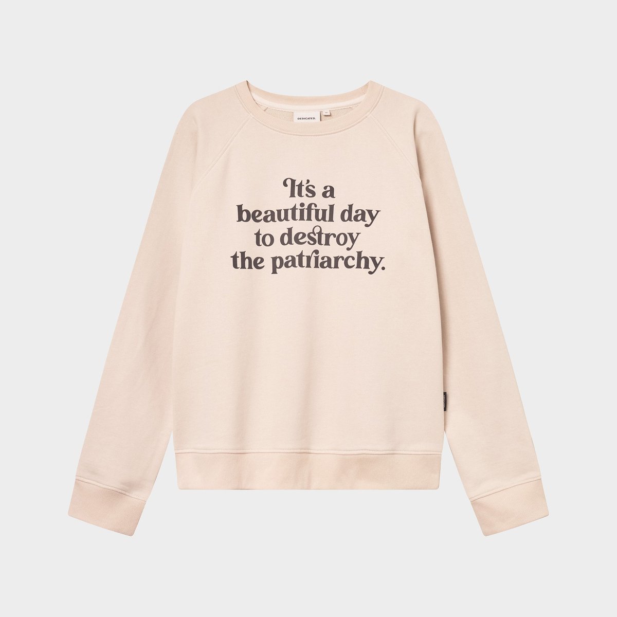 Sweatshirt Ystad Beautiful Day Oat White