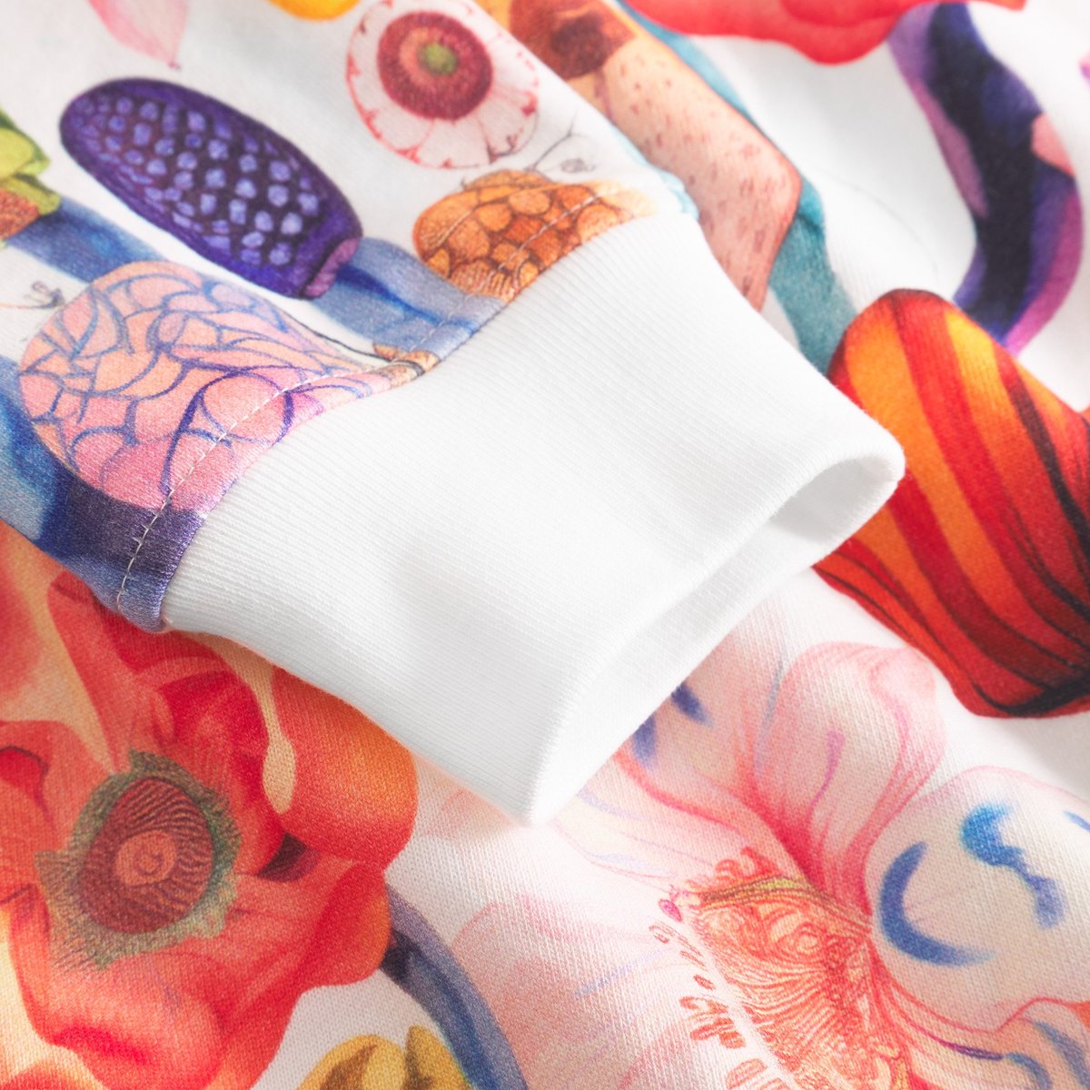 Sweatshirt Ystad Fantasy Flowers Multi Color