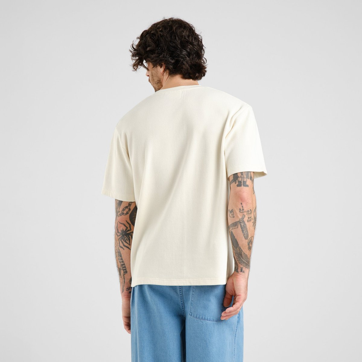 T-shirt Danviken Waffle Off-White