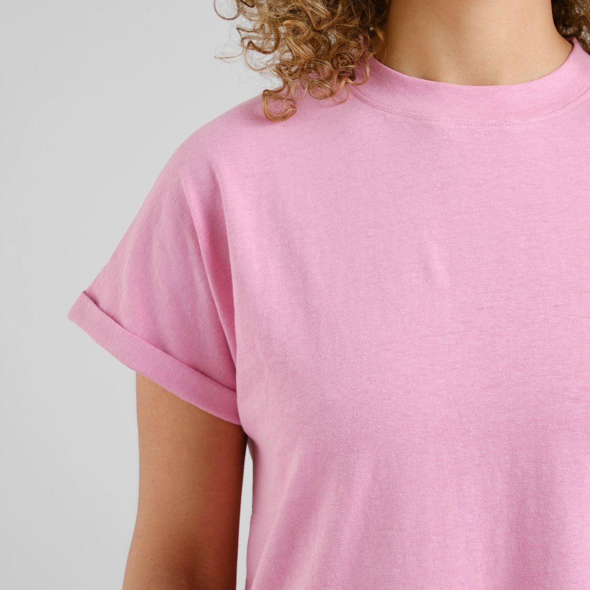 T-shirt Dress Eksta Hemp Moonlite Pink