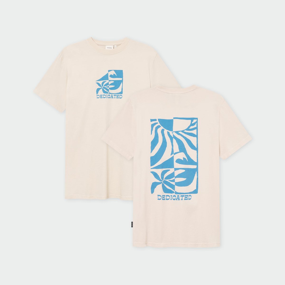 T-shirt Stockholm Beach Break Oat White