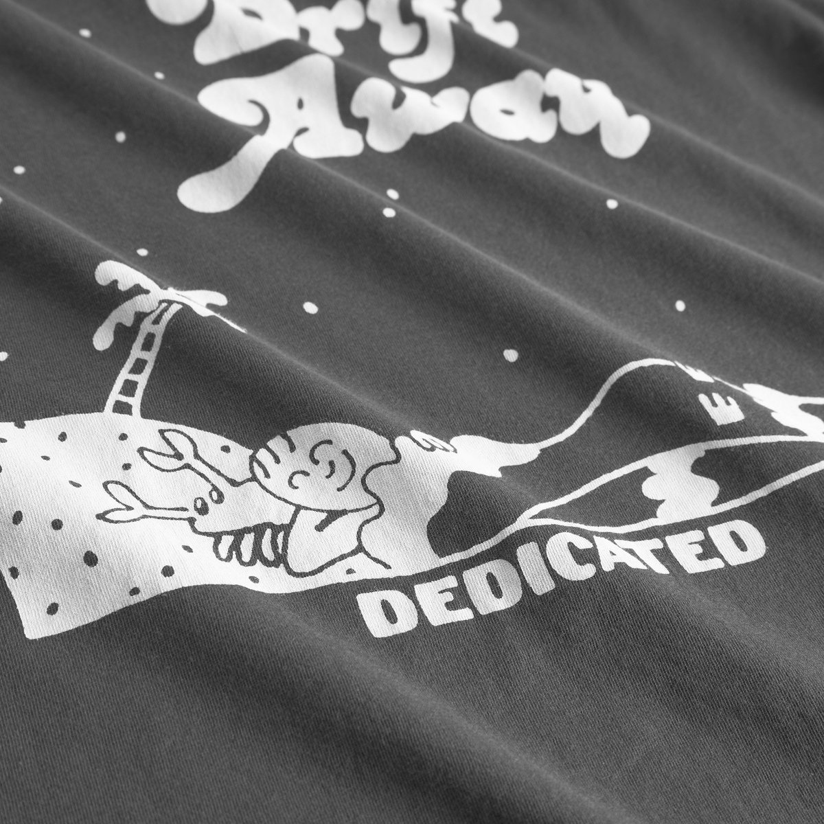 T-shirt Stockholm Drift Away Charcoal