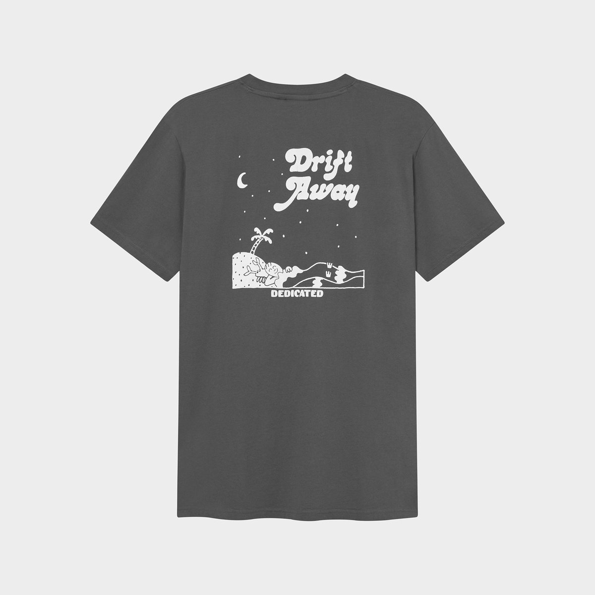 T-shirt Stockholm Drift Away Charcoal