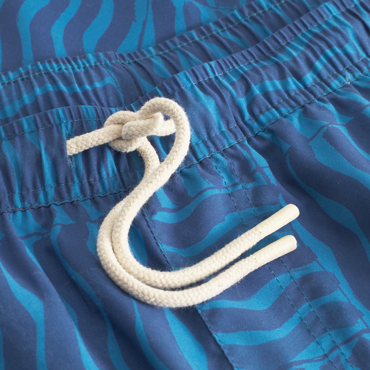 Swim Shorts Sandhamn Wave Tiles Blue