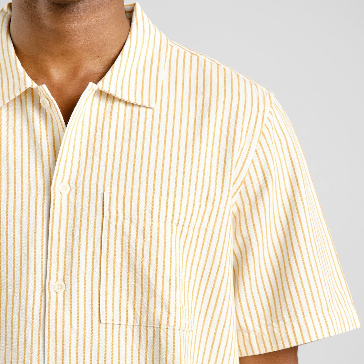 Shirt Brantevik Work Stripe Yellow
