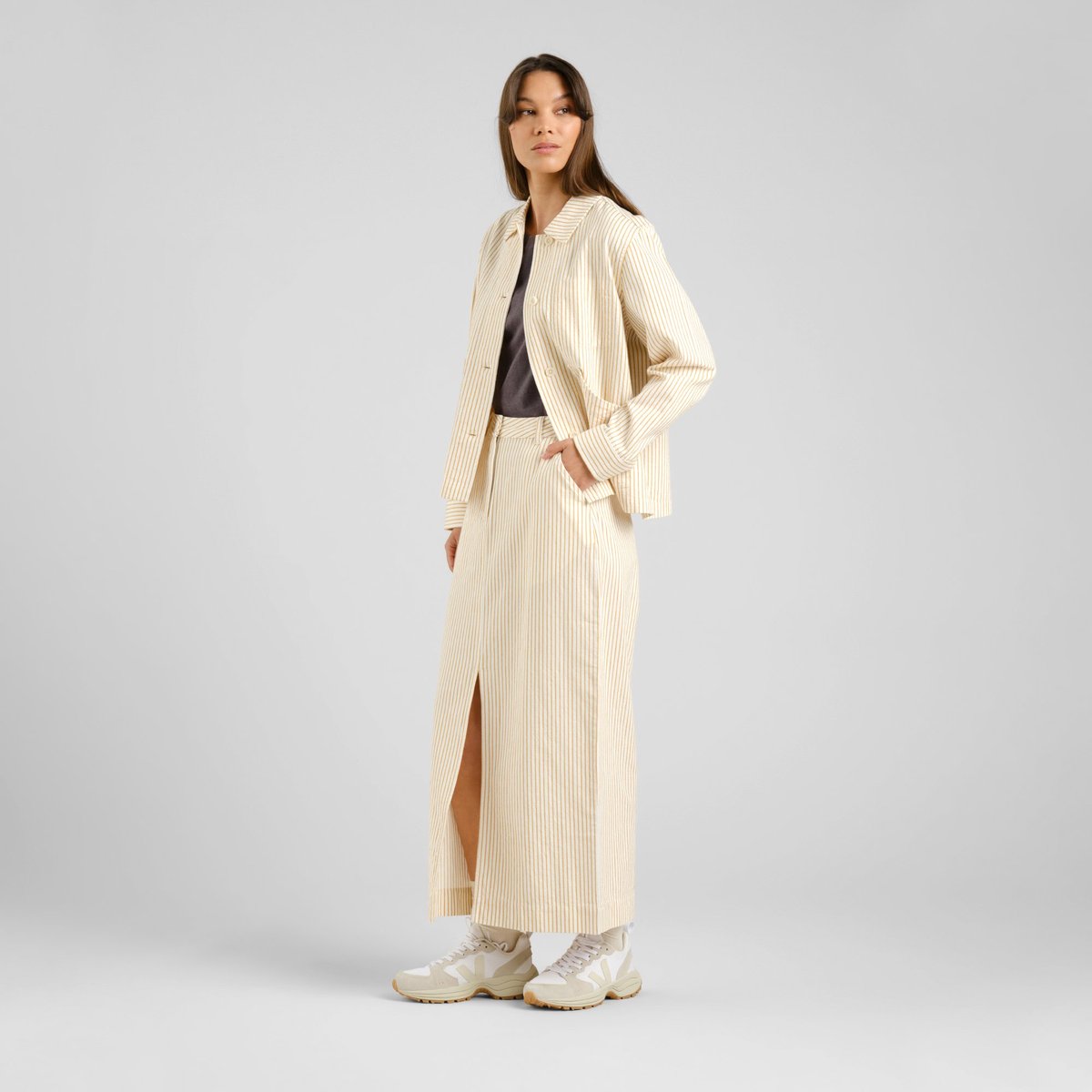 Skirt Finsta Work Stripe Yellow