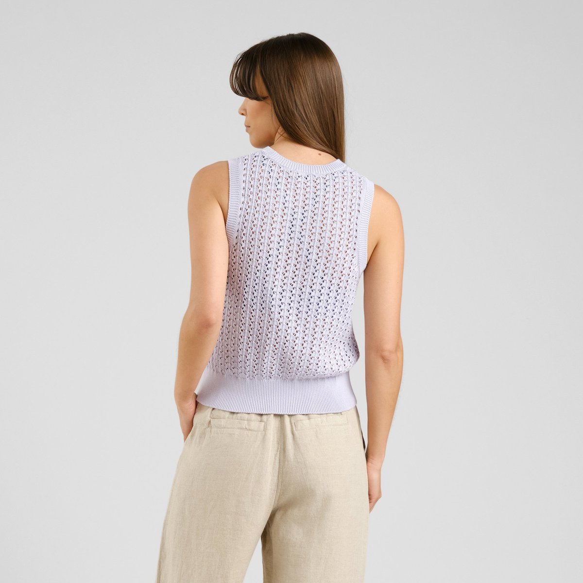 Top Oskarshamn Crochet Thistle Purple