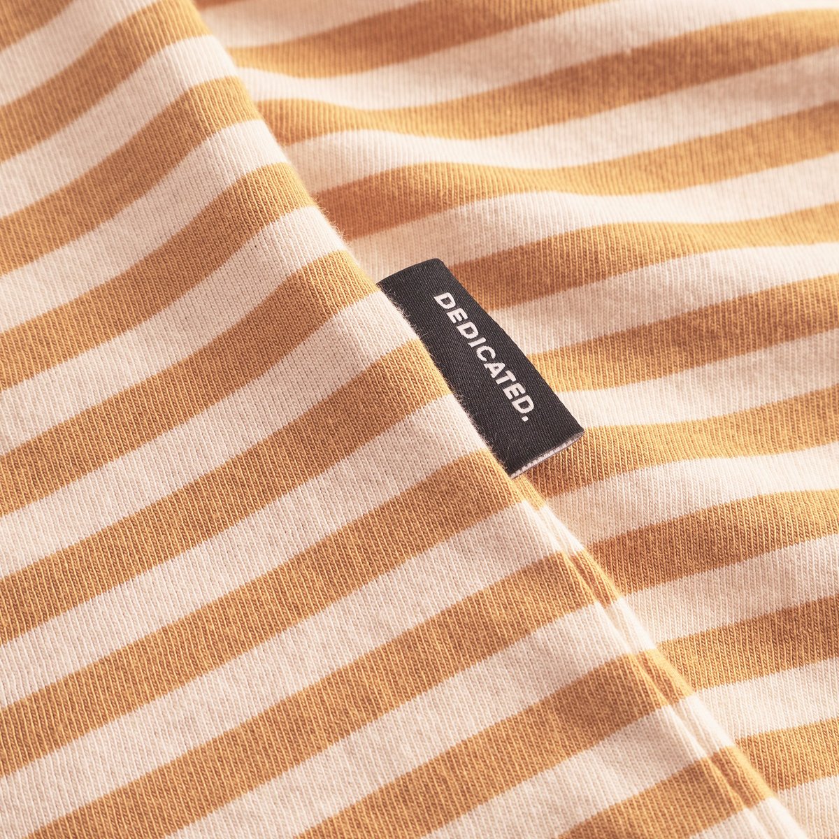 T-shirt Stockholm Stripes Gold Yellow