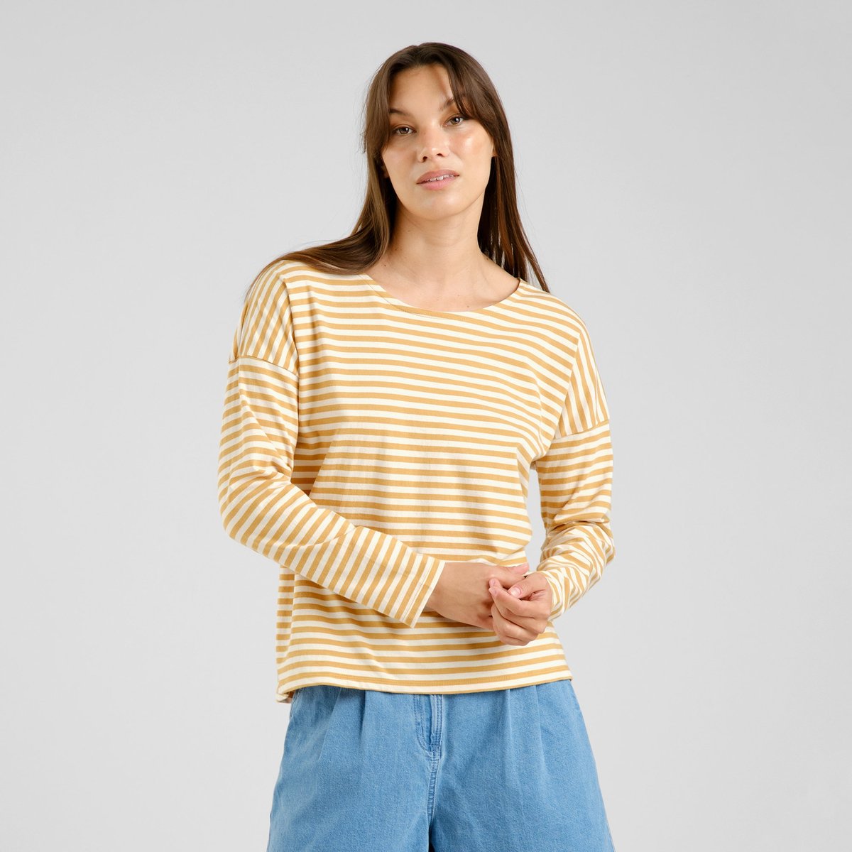 Top Humledal Stripes Gold Yellow