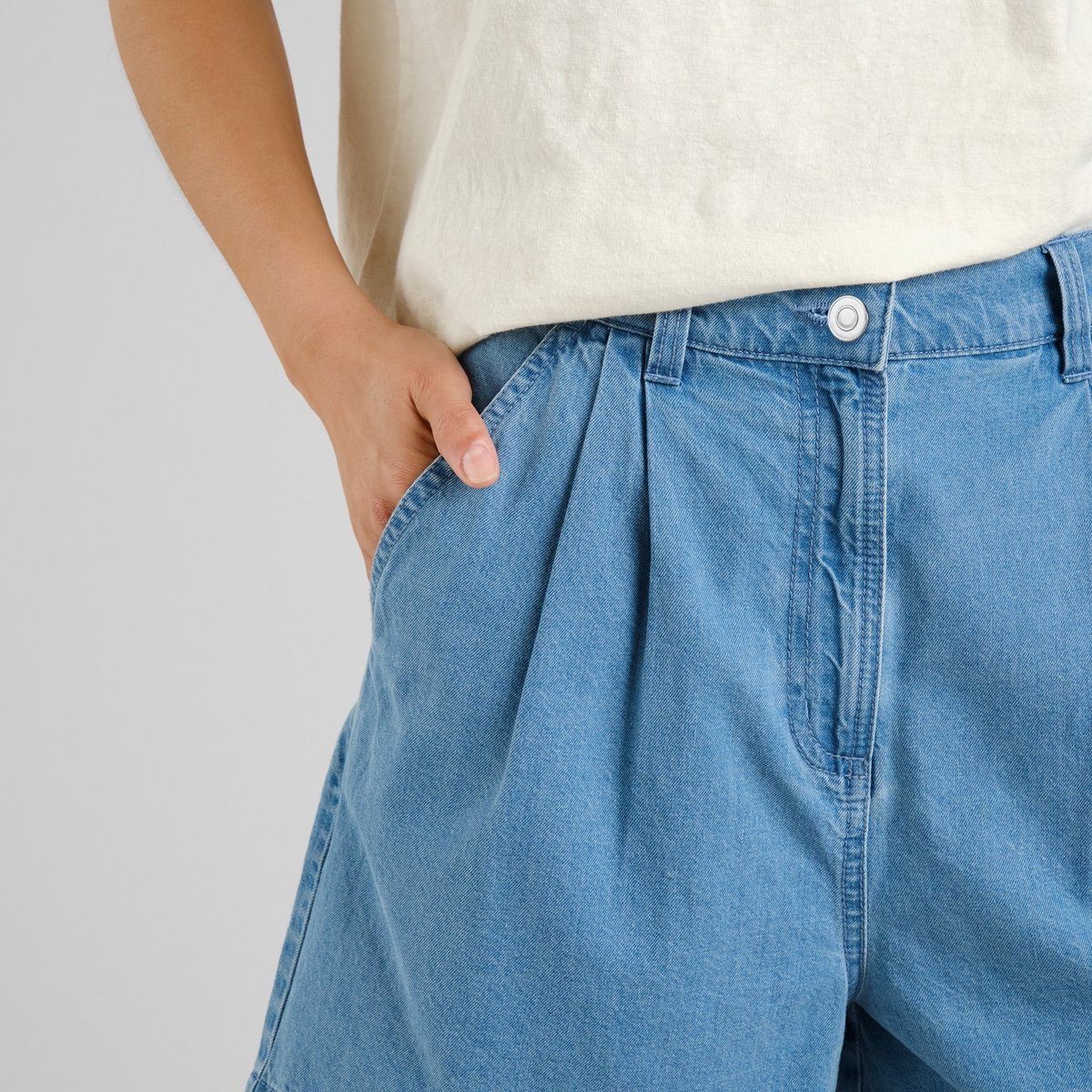 Shorts Djupvik Denim Light Blue