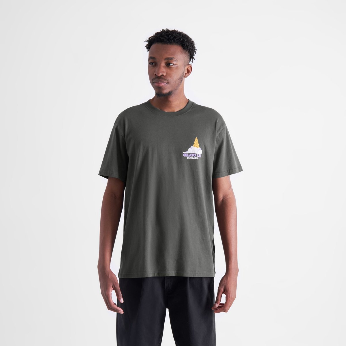 T-shirt Stockholm Gelato Life Charcoal