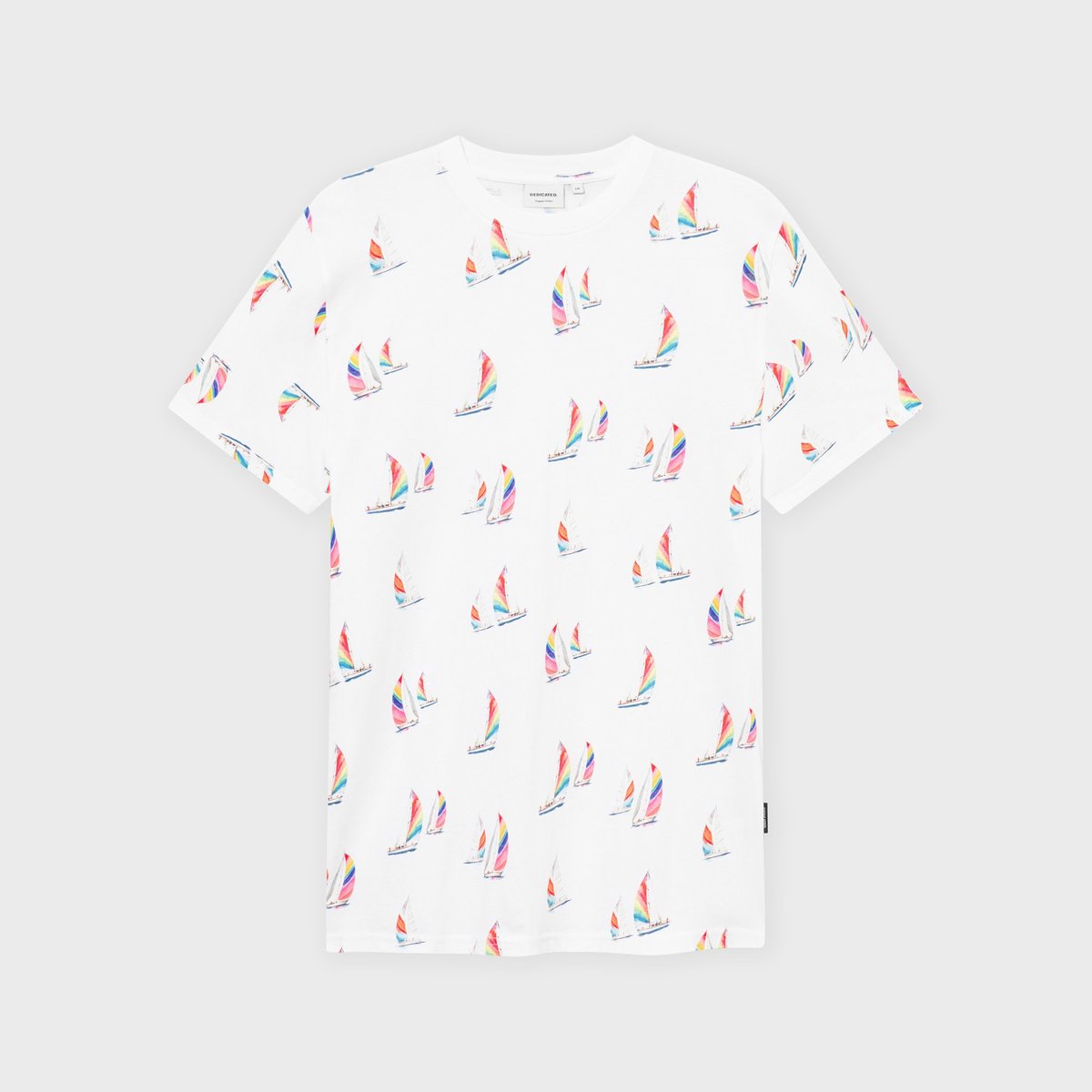 T-shirt Stockholm Sail Boats White