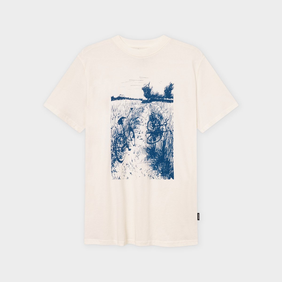 T-shirt Stockholm Summer Bikes Off-White