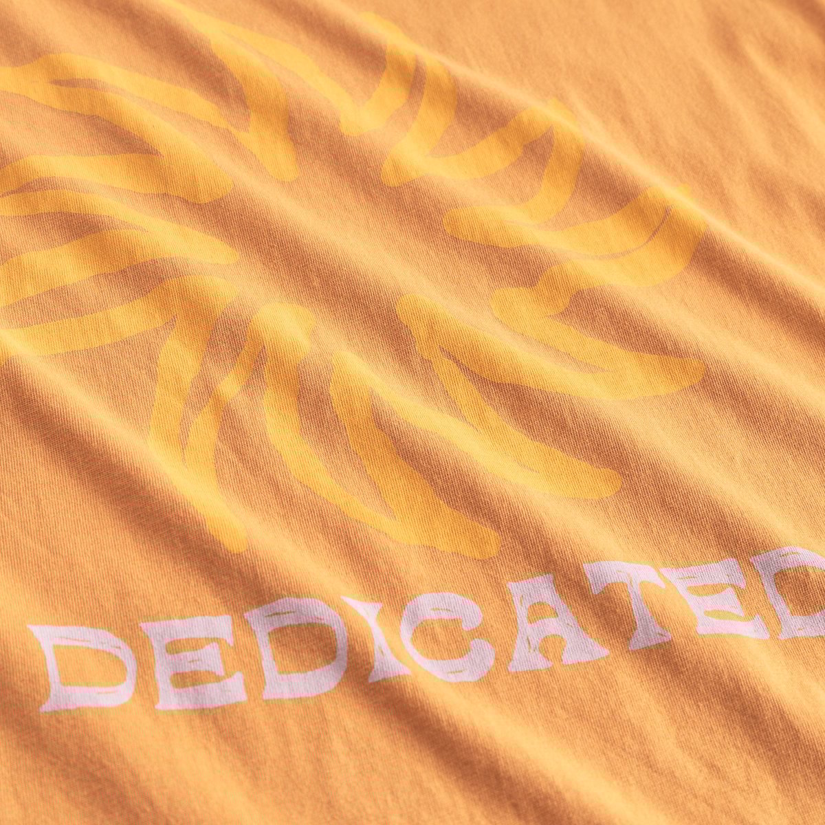 T-shirt Stockholm Sun Logo Amber Gold