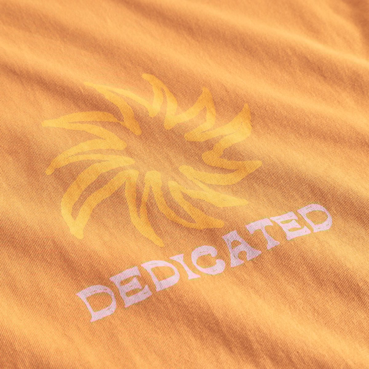 T-shirt Stockholm Sun Logo Amber Gold