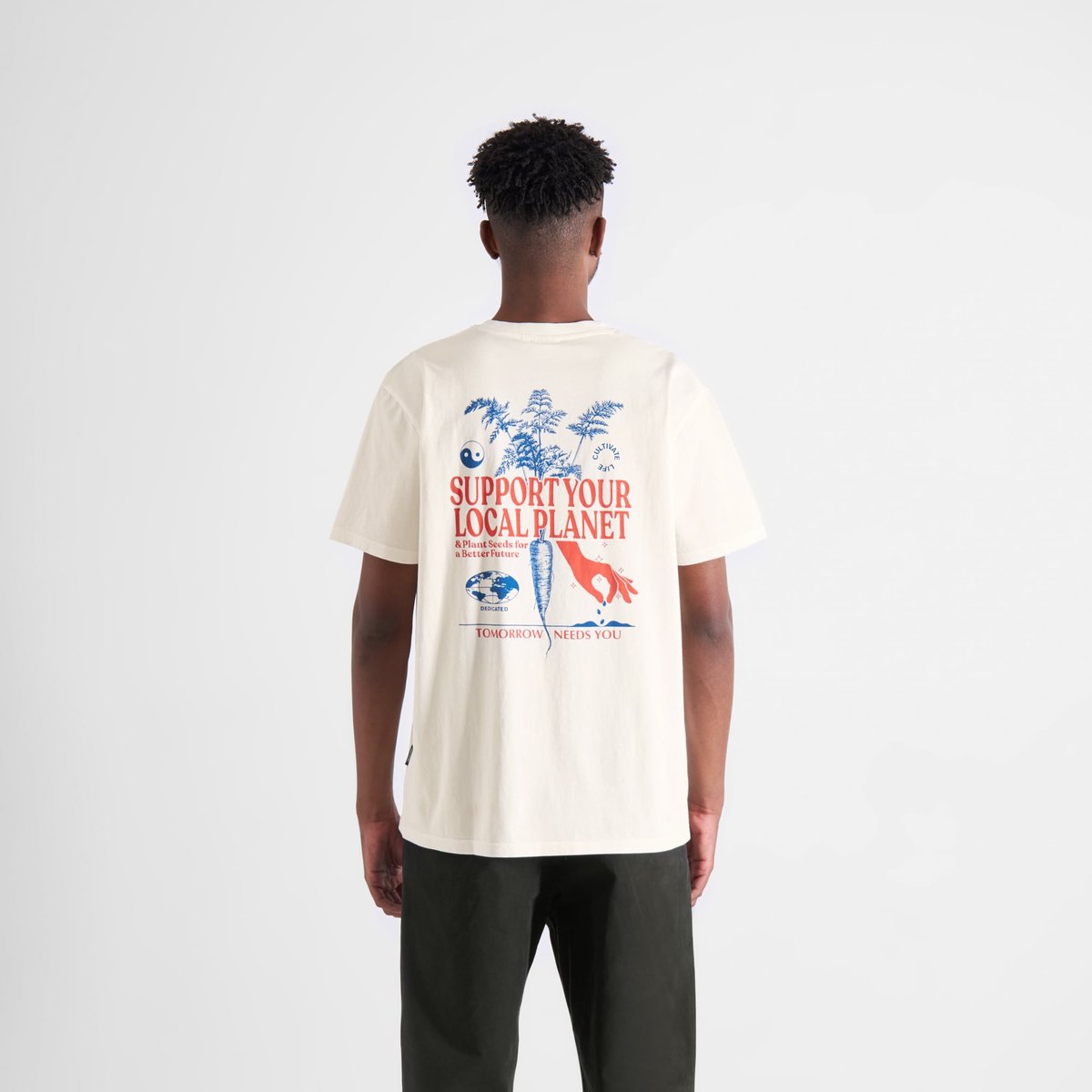 T-shirt Stockholm Support Seed Off-White