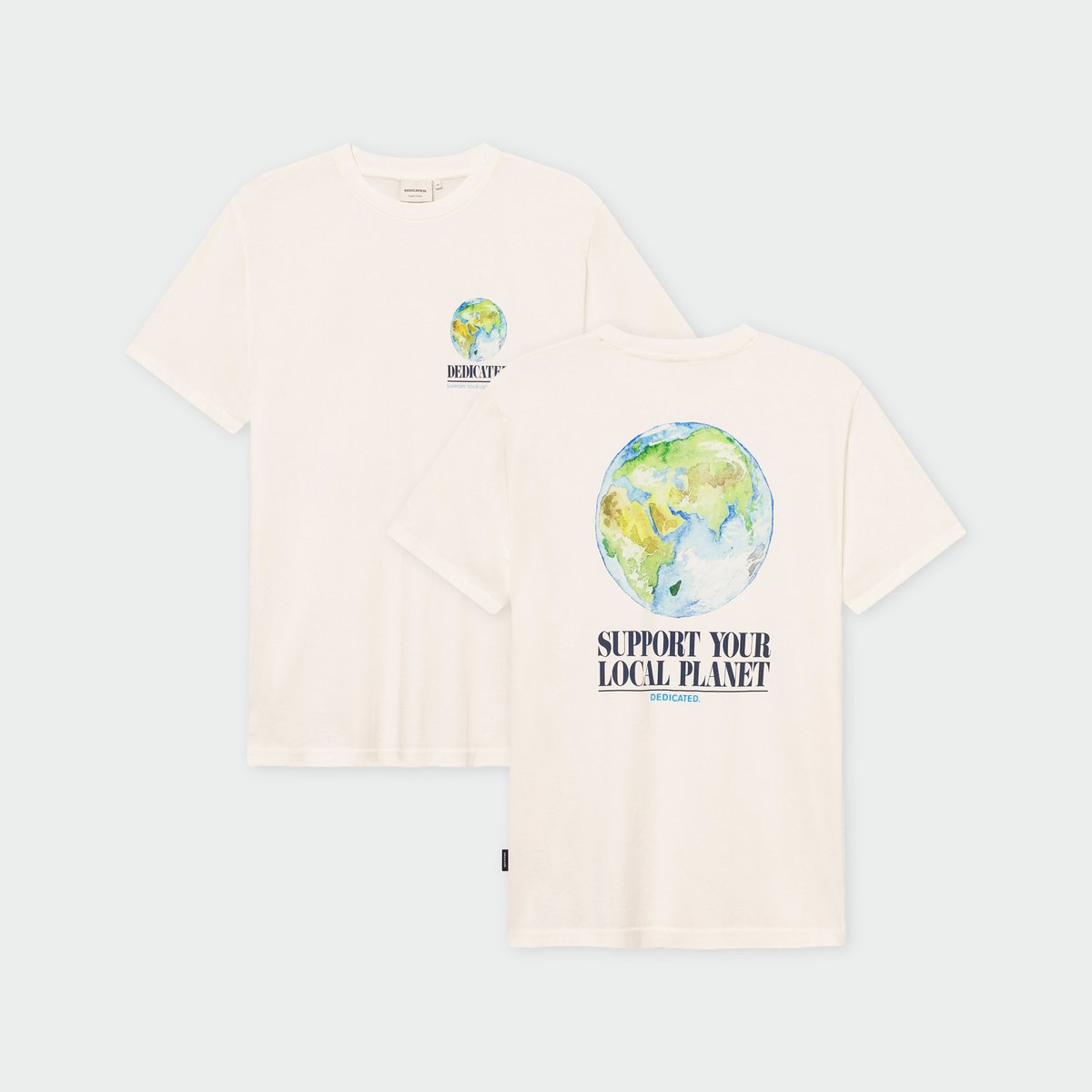 T-shirt Stockholm Support Water Globe Off-White