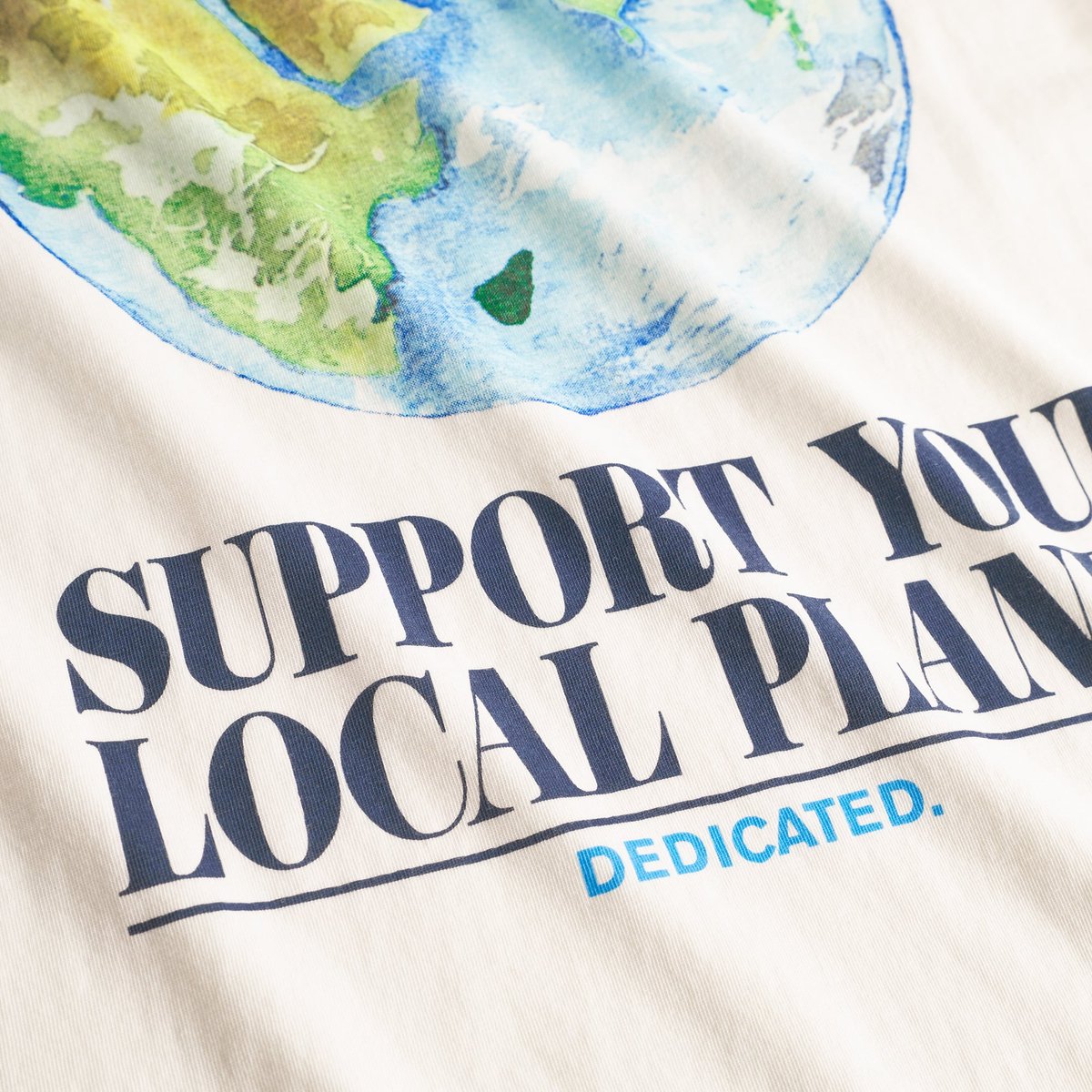 T-shirt Stockholm Support Water Globe Off-White