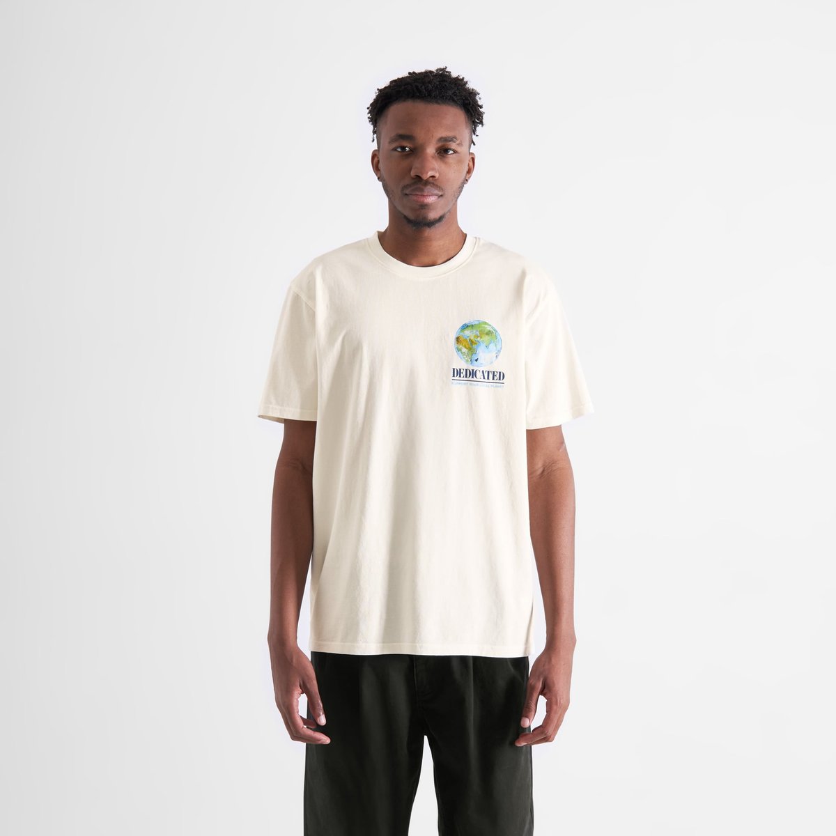 T-shirt Stockholm Support Water Globe Off-White