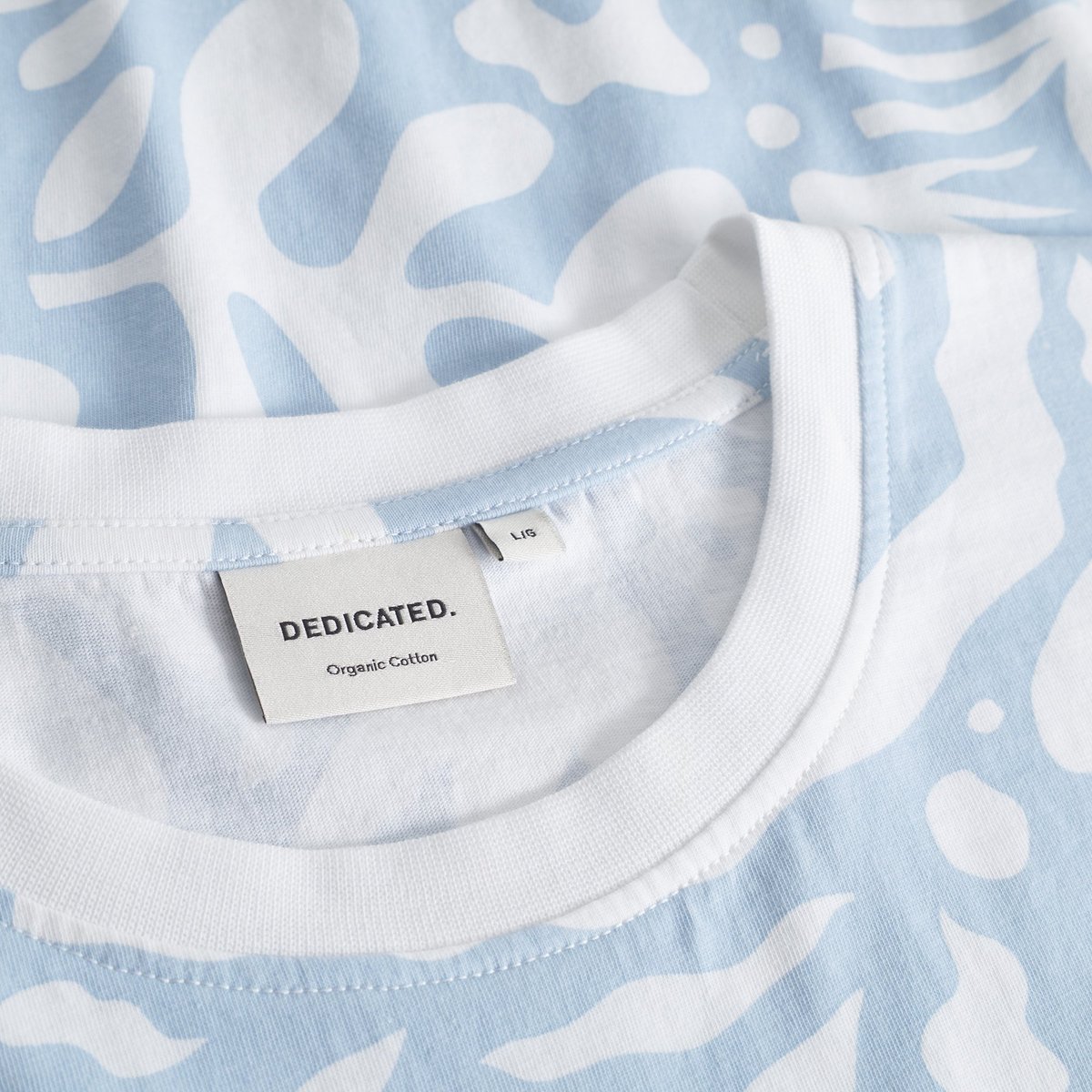 T-shirt Stockholm Wonky Beach Skyway Blue