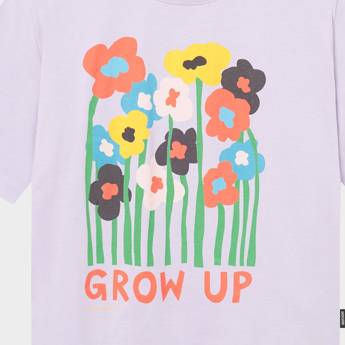 T-shirt Vadstena Grow Up Thistle Purple