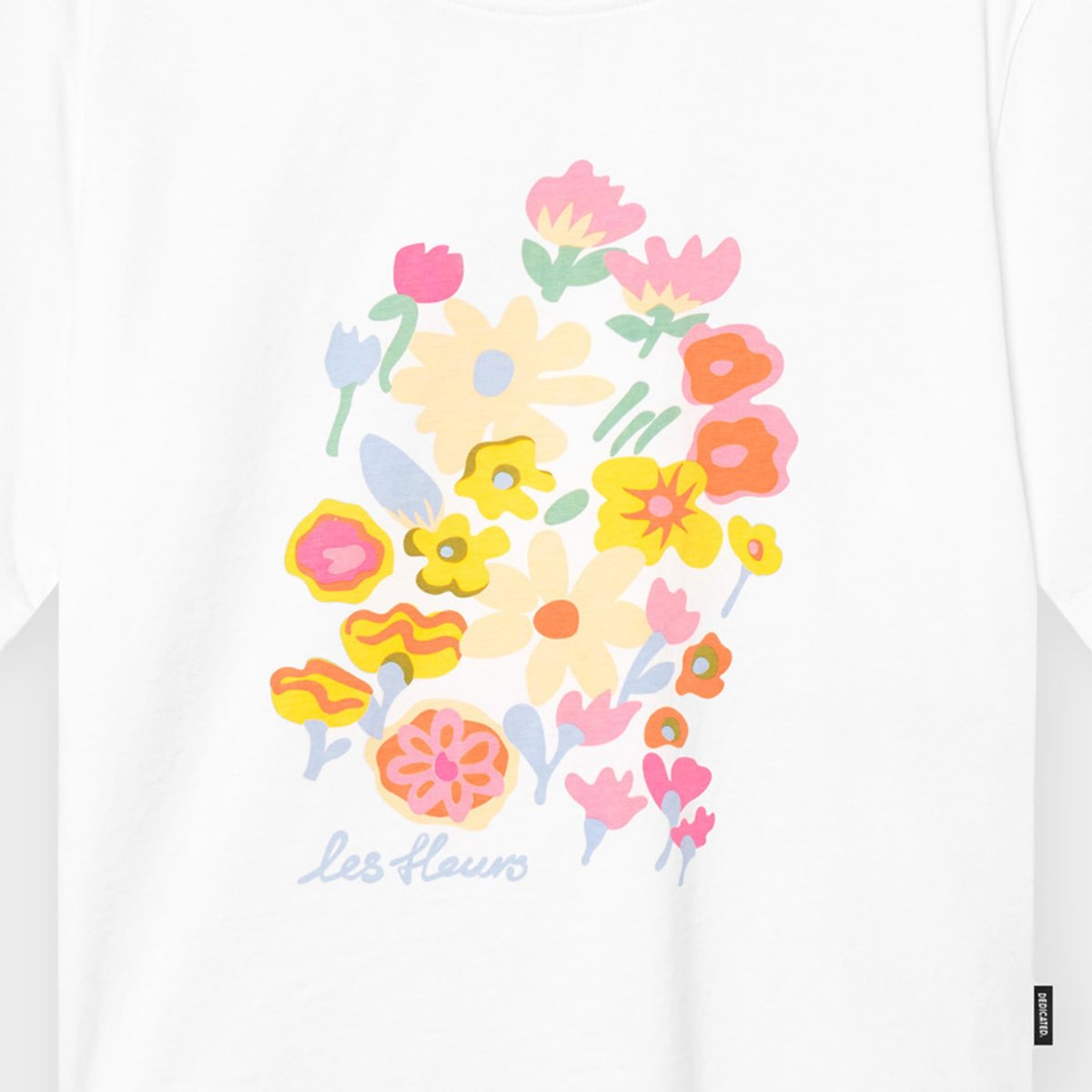 T-shirt Vadstena Les Fleurs White