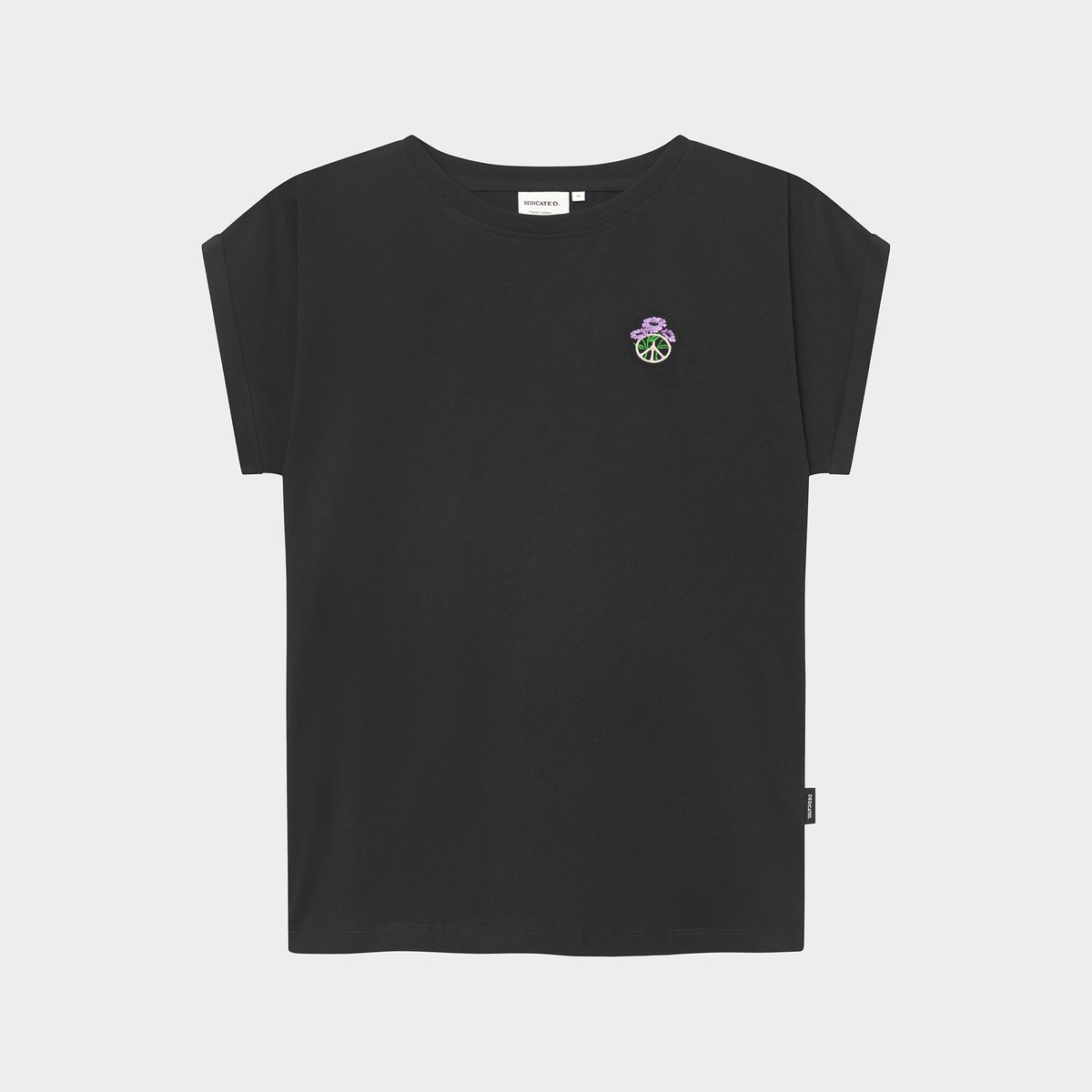 T-shirt Visby Peace Bloom Black