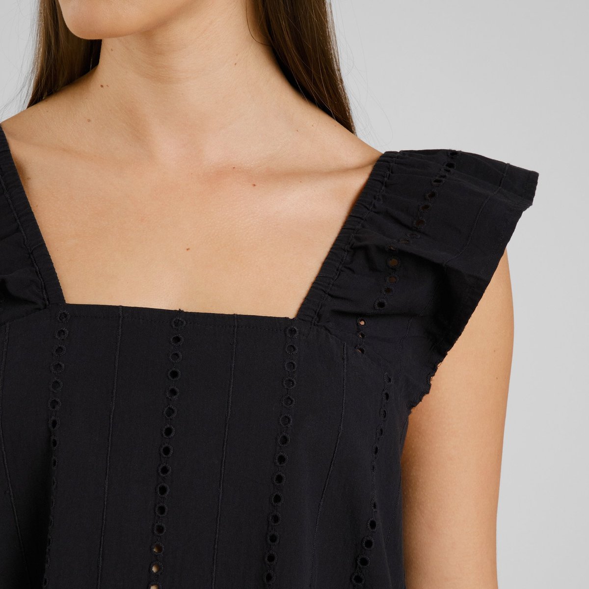 Dress Landsort Schiffli Black