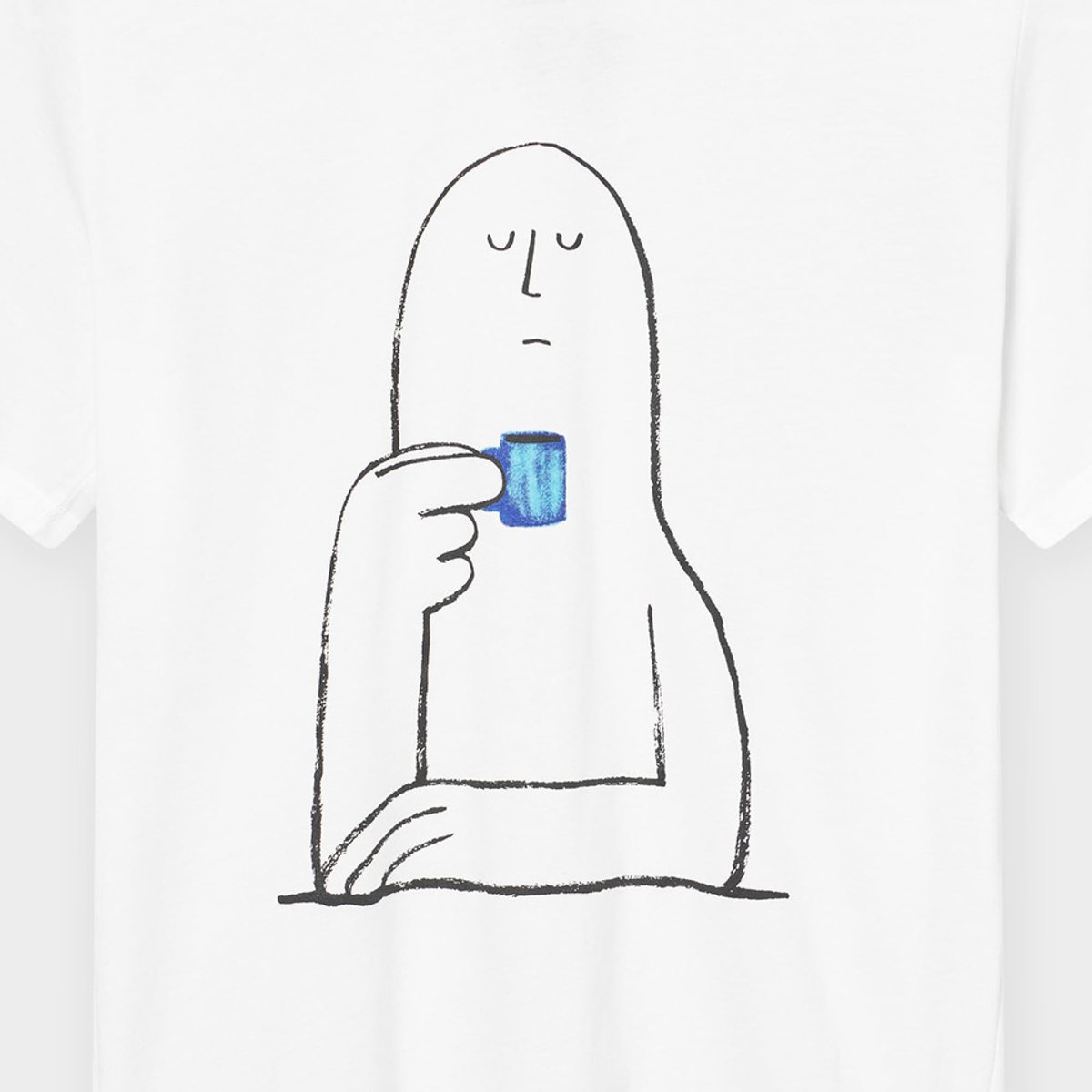 T-shirt Stockholm Coffee Break White