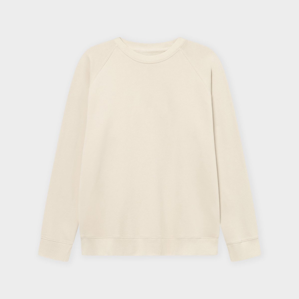 Sweatshirt Malmoe Base Oat White