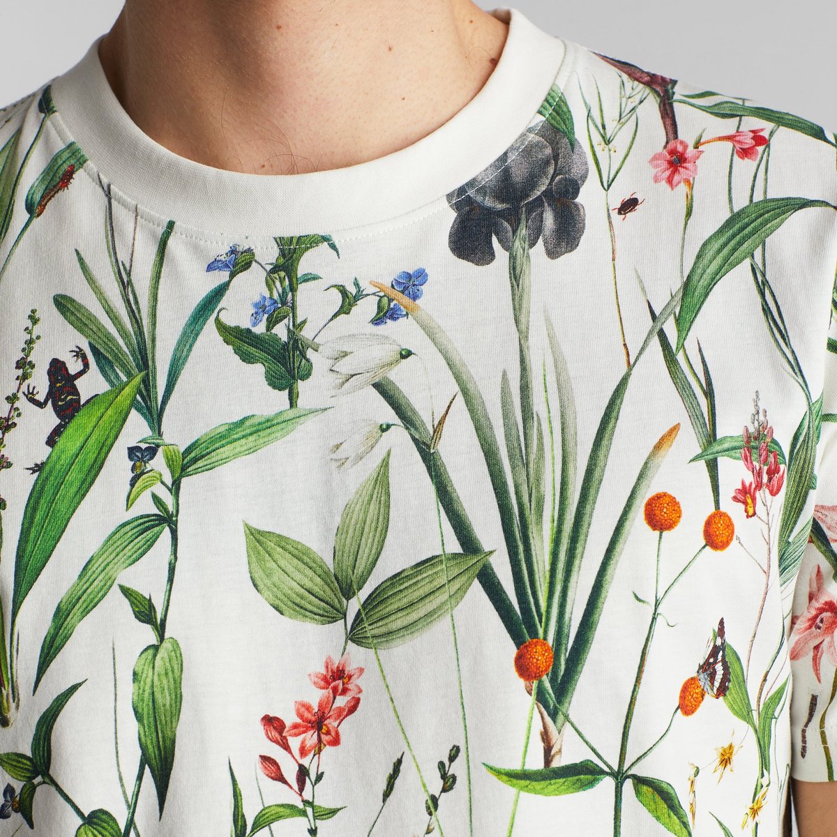 T-shirt Stockholm Flower Field Off-White