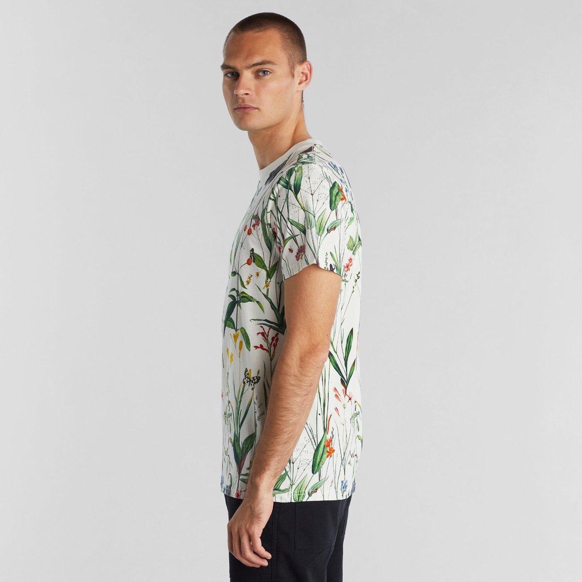 T-shirt Stockholm Flower Field Off-White
