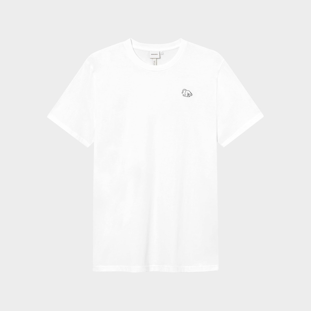 T-shirt Stockholm Cat Pose White