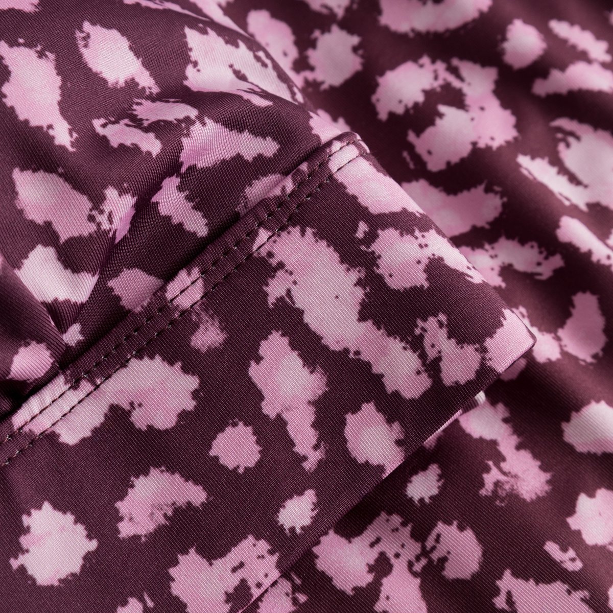 Bikini Top Alva Leopard Burgundy