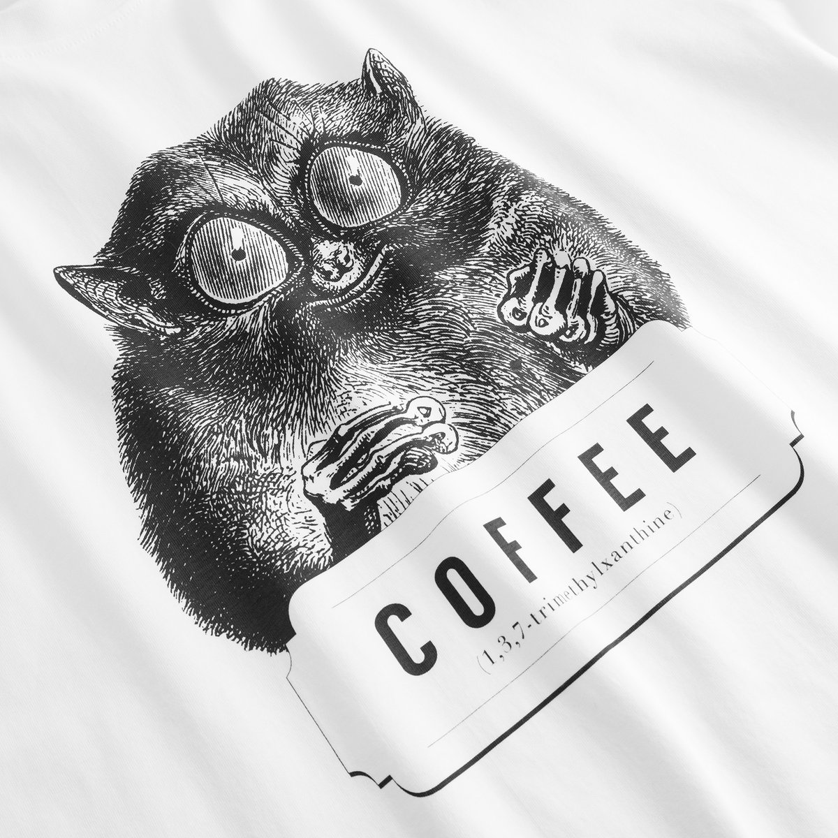 T-shirt Stockholm Caffeine Kick White