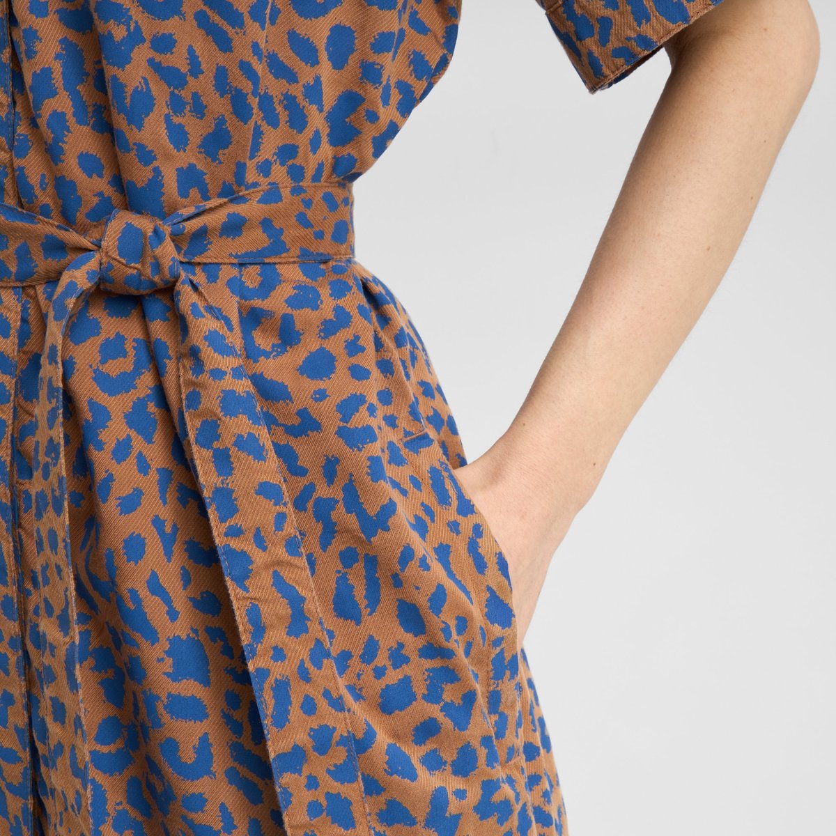 Dress Kallvik Painted Leopard Light Brown