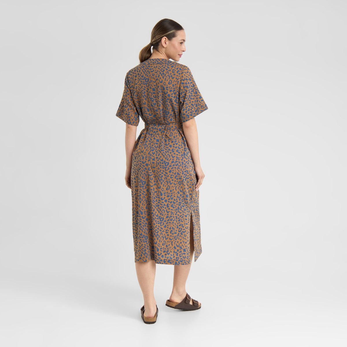 Dress Kallvik Painted Leopard Light Brown