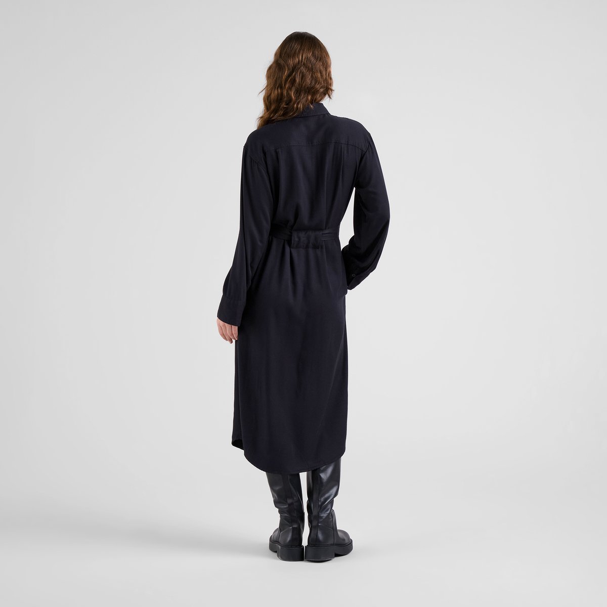 Shirt Dress Kvilla Heavy Viscose Black