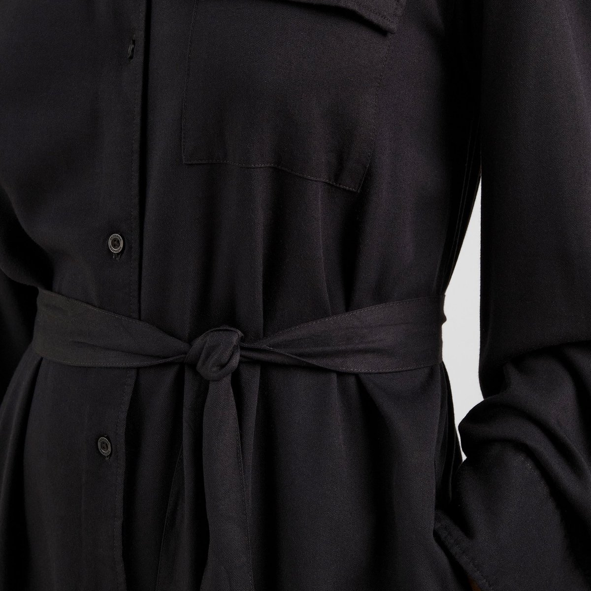 Shirt Dress Kvilla Heavy Viscose Black