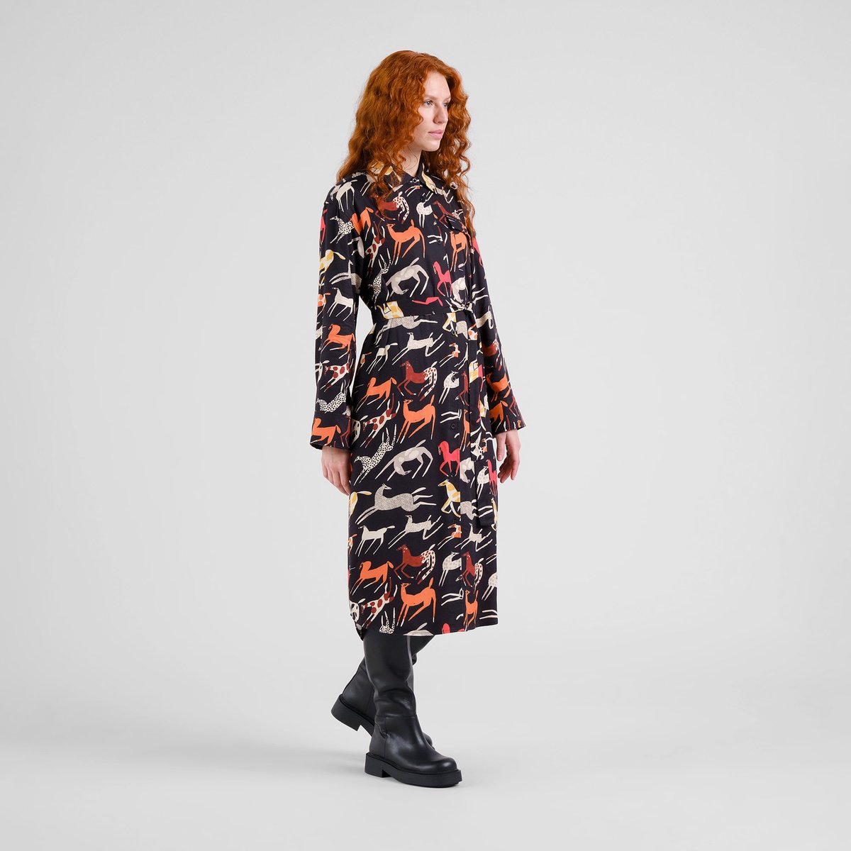 Shirt Dress Kvilla Mustang Party Black