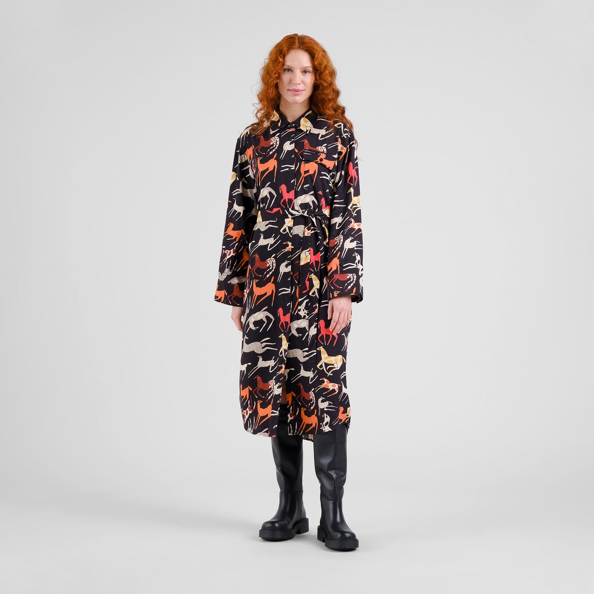 Shirt Dress Kvilla Mustang Party Black